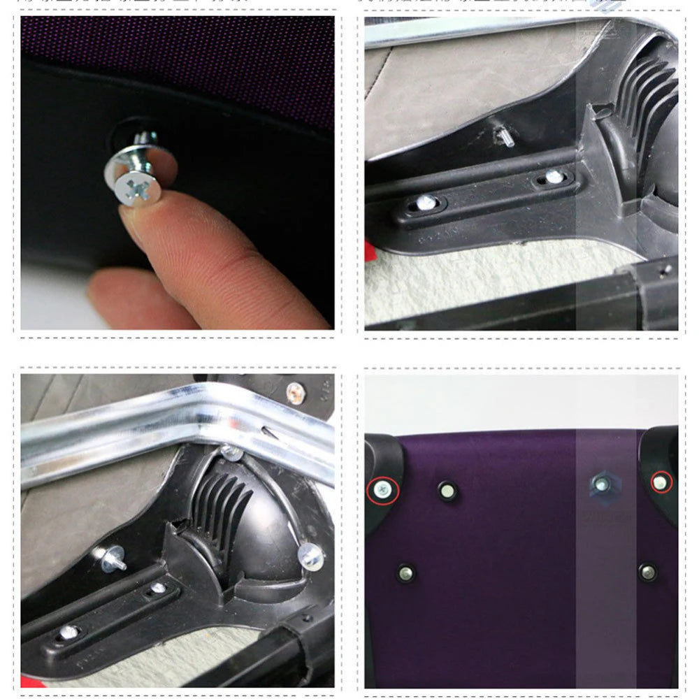 GUGULUZA 1Pair Replacement Luggage Wheel Directional Rotation Spinner Wheel Repair Trolley Suitcase Wheels For Travel ST0011