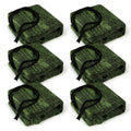 GUGULUZA 6Pcs Gun Socks Silicone Treated Knit  Handgun Cover Moistureproof Case for Pistol Revolver Glock Storage Sleeve