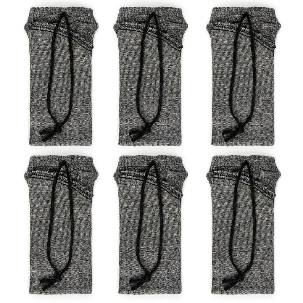 GUGULUZA 6Pcs Gun Socks Silicone Treated Knit  Handgun Cover Moistureproof Case for Pistol Revolver Glock Storage Sleeve
