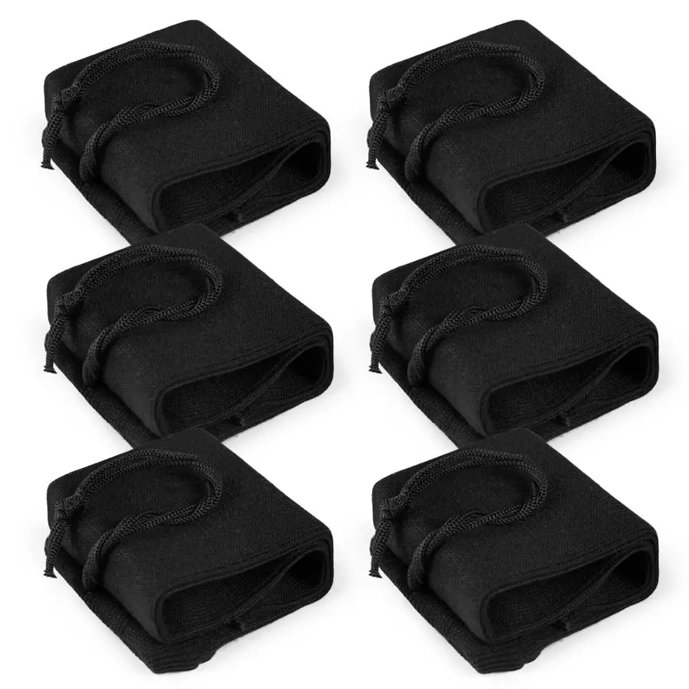 GUGULUZA 6Pcs Gun Socks Silicone Treated Knit  Handgun Cover Moistureproof Case for Pistol Revolver Glock Storage Sleeve