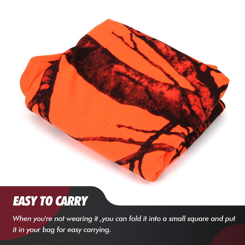 GUGULUZA M-4XL Men's Outdoor Vest Hiking Fishing Camping Hunting Orange Waistcoat Quick-dry Breathable Polyester Chaleco Tactico
