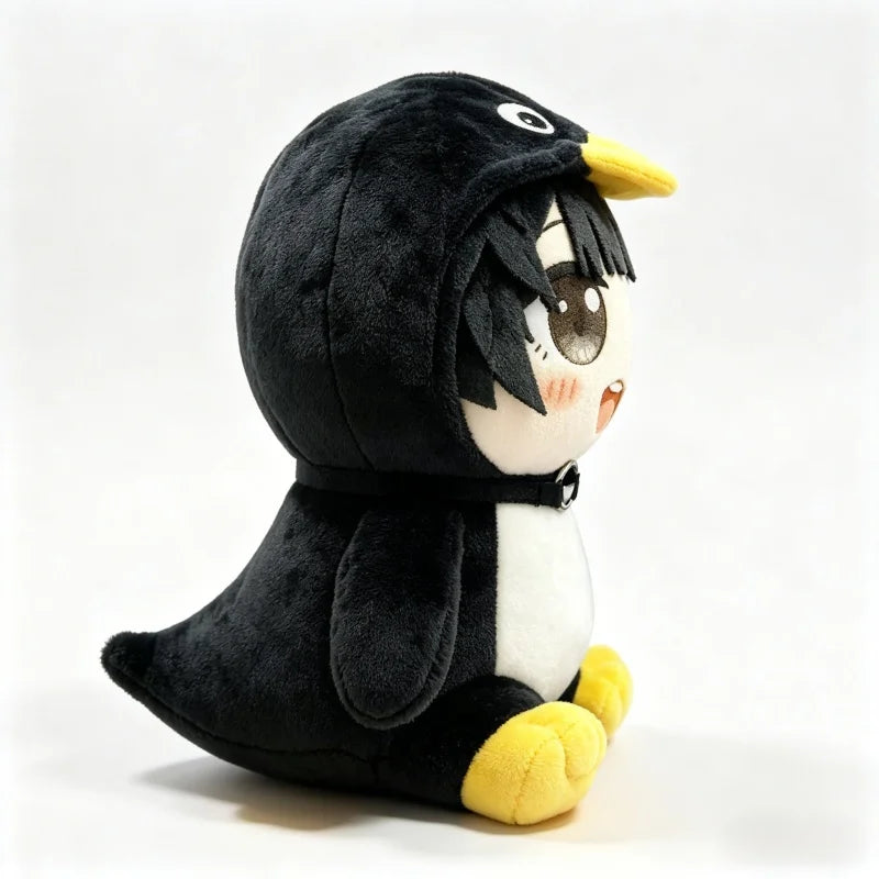 Cute Gugu Gaga Gugugaga Doll Anime Girl in Penguin Onesie Plush Toy Soft Kawaii Endministrator‌ Cute Game Anime Plushie for Fans