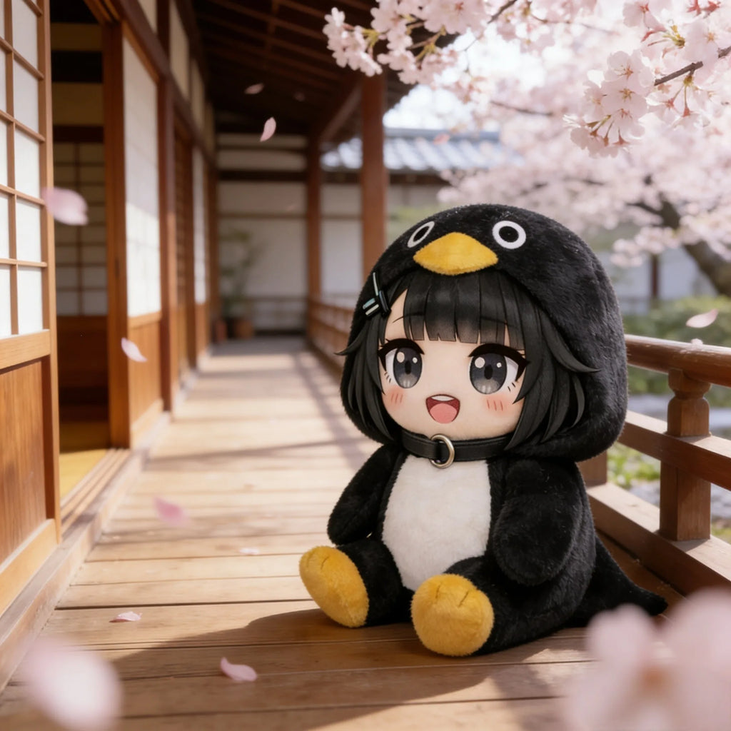 25cm Gugu Gaga Kawaii Plush Doll Penguin Gugugaga Sound Plush Hot Room Decoration Meme Peripheral Stuffed Toys for Birthday Gift